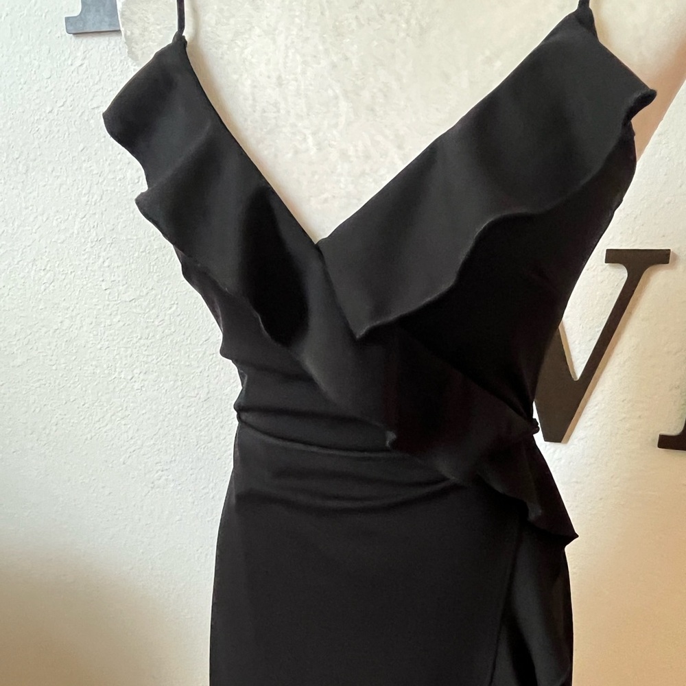 Express Spaghetti Strap Ruffle Dress